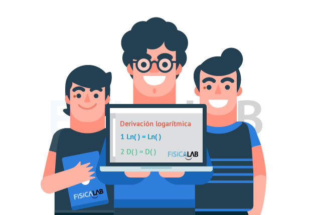 Pasos para la derivación logarítmica